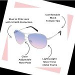 Jessica Simpson Metal Aviator Sunglasses - UV400 Protection