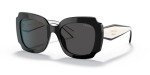 Prada PR 16YS Black/Dark Grey Sunglasses