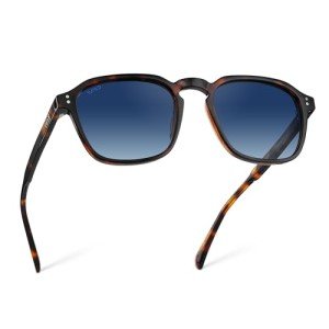 WearMe Pro Men's Polarized Square Sunglasses - Retro Style
