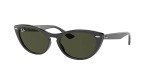 Ray-Ban Nina Cat Eye Sunglasses - Black/G-15 Green