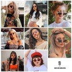 Gold & Grey Small Cateye Sunglasses by SOJOS