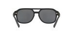 Armani Exchange Men's Rectangular Sunglasses, Matte Black