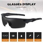 Bevi Polarized Sports Sunglasses with Unbreakable Frame