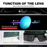 Bevi Polarized Sports Sunglasses with Unbreakable Frame