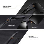 Bevi Polarized Sports Sunglasses with Unbreakable Frame