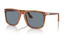 Persol PO3336S Terra Di Siena/Blue Aviator Sunglasses