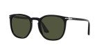 Persol PO3316S Black/Green Rectangle Sunglasses 54mm