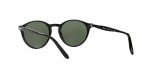 Persol Steve McQueen Round Sunglasses, Black/Green