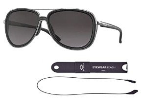 Oakley Split Time Valet Black Aviator Sunglasses