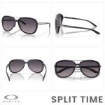 Oakley Split Time Valet Black Aviator Sunglasses