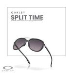 Oakley Split Time Valet Black Aviator Sunglasses