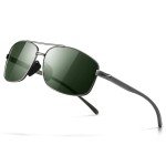 SUNGAT Ultra Lightweight Polarized Rectangular Sunglasses