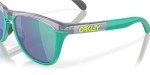 Oakley Frogskins Round Sunglasses - Transparent Lilac/Celeste