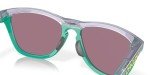 Oakley Frogskins Round Sunglasses - Transparent Lilac/Celeste