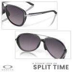 Oakley Split Time Valet Black Aviator Sunglasses