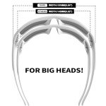 MAXJULI Polarized Sports Sunglasses for Big Heads