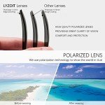 Oversized Rimless Polarized Square Sunglasses for Everyone