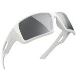 MAXJULI Polarized Sports Sunglasses for Big Heads
