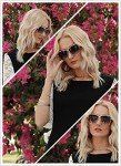 Stylish Women's Oversized Aviator Butterfly Sunglasses
