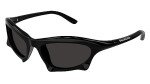 Balenciaga BB0229S Black and Grey Men's Sunglasses