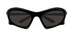 Balenciaga BB0229S Black and Grey Men's Sunglasses