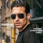 Joopin Oversized Black Polarized Sunglasses for Men