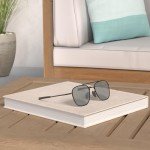 SUNGait Men's Polarized Aviator Sunglasses - Gunmetal