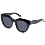Le Specs Cat Eye Heart Sunglasses - Black
