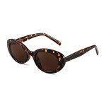 Retro Oval Cat-eye Sunglasses for Men and Women