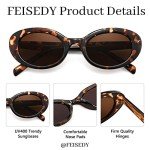 Retro Oval Cat-eye Sunglasses for Men and Women