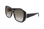 Jimmy Choo Glitter Square Cloe Sunglasses - Black
