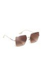 Burberry BE3133 Daphne Light Gold Gradient Sunglasses