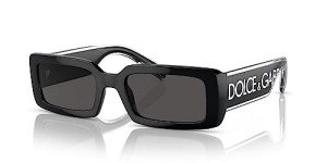 Dolce & Gabbana DG6187 Black Grey Sunglasses 53mm