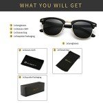 Retro Semi-Rimless 80s Sunglasses for Everyone