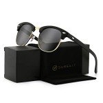 Retro Semi-Rimless 80s Sunglasses for Everyone