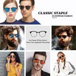 FURISHQI 4-Pack Retro Polarized Sunglasses Set