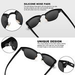 FURISHQI 4-Pack Retro Polarized Sunglasses Set
