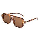 FEISEDY Retro Square Aviator Sunglasses UV400