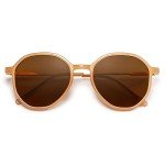 SOJOS Trendy Hexagon Round Women’s Sunglasses