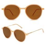SOJOS Trendy Hexagon Round Women’s Sunglasses