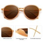SOJOS Trendy Hexagon Round Women’s Sunglasses