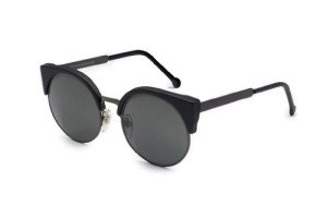 RETROSUPERFUTURE Ilaria AWW Matte Black Sunglasses