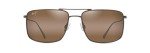 Maui Jim Men's Aeko Polarized Aviators - Satin Sepia
