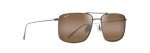 Maui Jim Men's Aeko Polarized Aviators - Satin Sepia