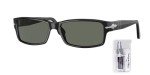 Persol PO2747S Black/Green Polarized Sunglasses + iWear Kit