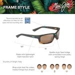 Maui Jim Kanaio Coast Polarized Wrap Sunglasses