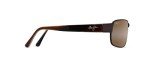 Maui Jim Polarized Rectangular Sunglasses in Matte Bronze