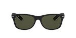 Ray-Ban RB2132 New Wayfarer Sunglasses, Rubber Black