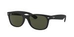 Ray-Ban RB2132 New Wayfarer Sunglasses, Rubber Black