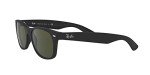 Ray-Ban RB2132 New Wayfarer Sunglasses, Rubber Black